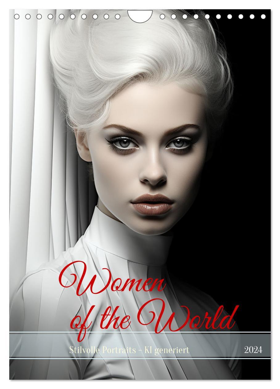 Календар/тефтер Woman of the World (Wandkalender 2024 DIN A4 hoch), CALVENDO Monatskalender 