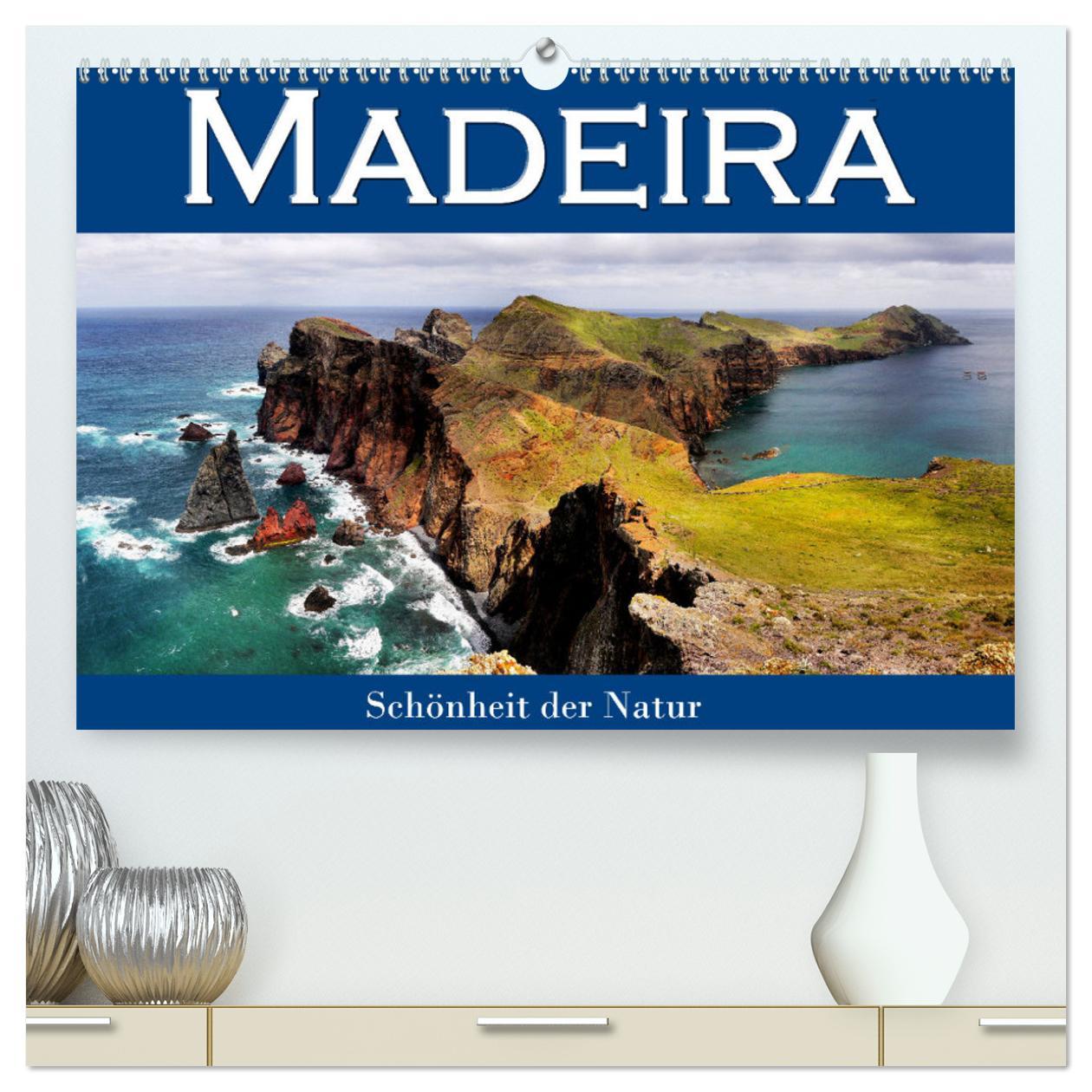 Calendar / Agendă Madeira, Schönheit der Natur (hochwertiger Premium Wandkalender 2024 DIN A2 quer), Kunstdruck in Hochglanz 