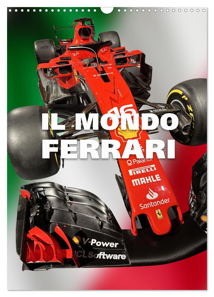 Kalendář/Diář Il Mondo Ferrari (Wandkalender 2024 DIN A3 hoch), CALVENDO Monatskalender 