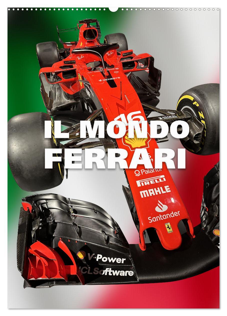 Kalendár/Diár Il Mondo Ferrari (Wandkalender 2024 DIN A2 hoch), CALVENDO Monatskalender 