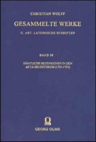 Kniha Christian Wolff: Gesammelte Werke Christian Wolff
