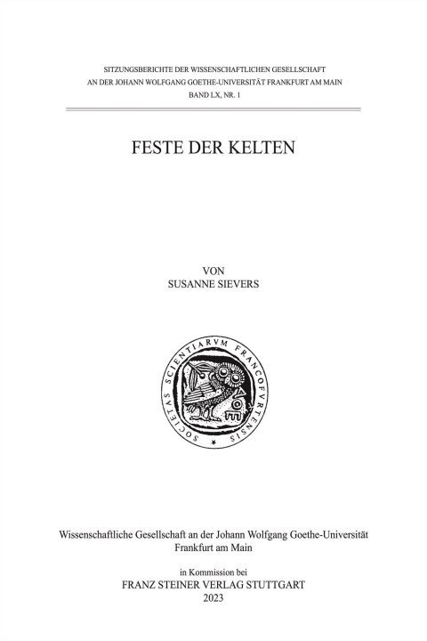 Buch Feste der Kelten Susanne Sievers