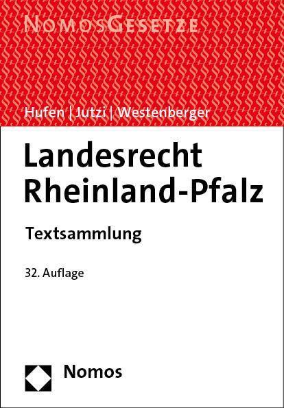 Könyv Landesrecht Rheinland-Pfalz Siegfried Jutzi