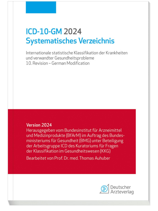 Kniha ICD-10-GM 2024 Systematisches Verzeichnis 