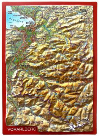 Tiskovina Reliefpostkarte Vorarlberg Mario Engelhardt