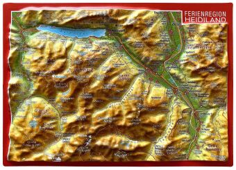 Materiale tipărite Reliefpostkarte Ferienregion Heidiland Mario Engelhardt
