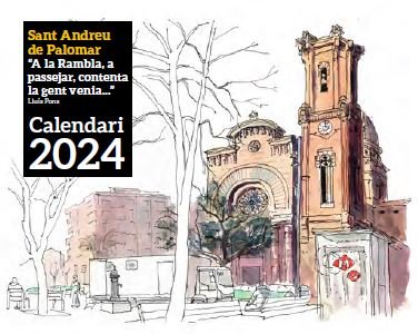 Carte CALENDARI 2024 SANT ANDREU PALOMAR 