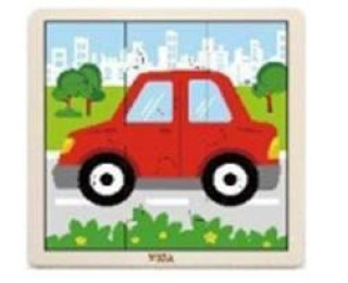 Hra/Hračka BABU Puzzle - Autíčko 