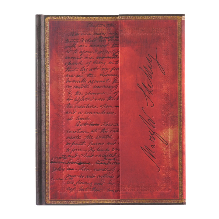 Book Mary Shelley, Frankenstein (Embellished Manuscripts Collection) Ultra Lined Hardback Journal (Wrap Closure) Paperblanks