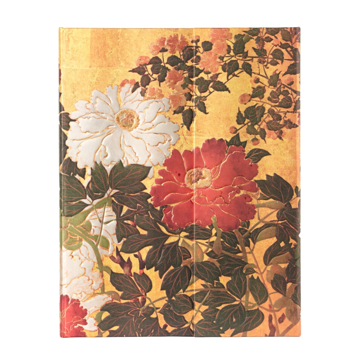Книга Natsu (Rinpa Florals) Ultra Lined Hardback Journal (Wrap Closure) Paperblanks