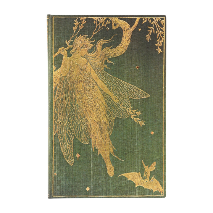 Книга Olive Fairy (Lang's Fairy Books) Maxi Dot-Grid Hardback Journal (Elastic Band Closure) Paperblanks