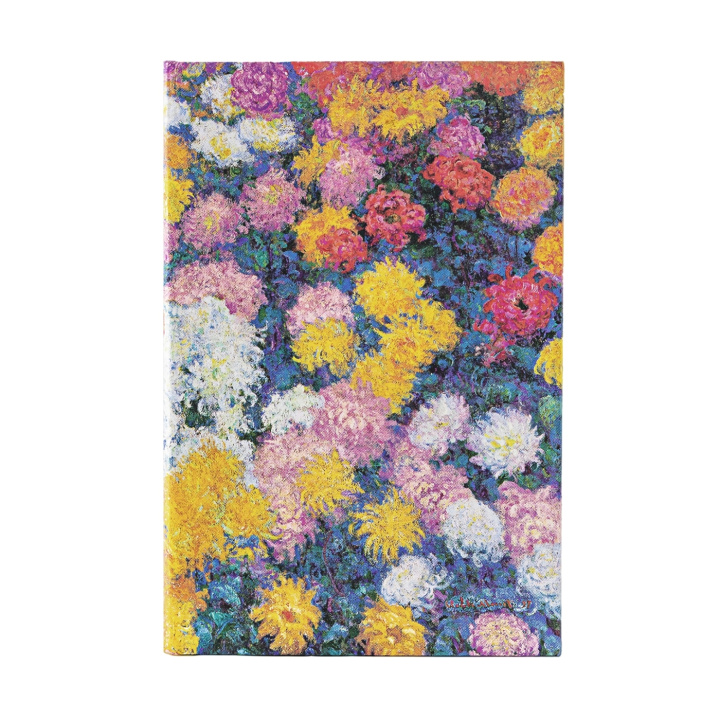 Naptár/Határidőnapló Paperblanks Monet's Chrysanthemums Monet's Chrysanthemums Dot-Grid Planners MIDI Dot Grid Elastic Band 176 Pg 120 GSM 