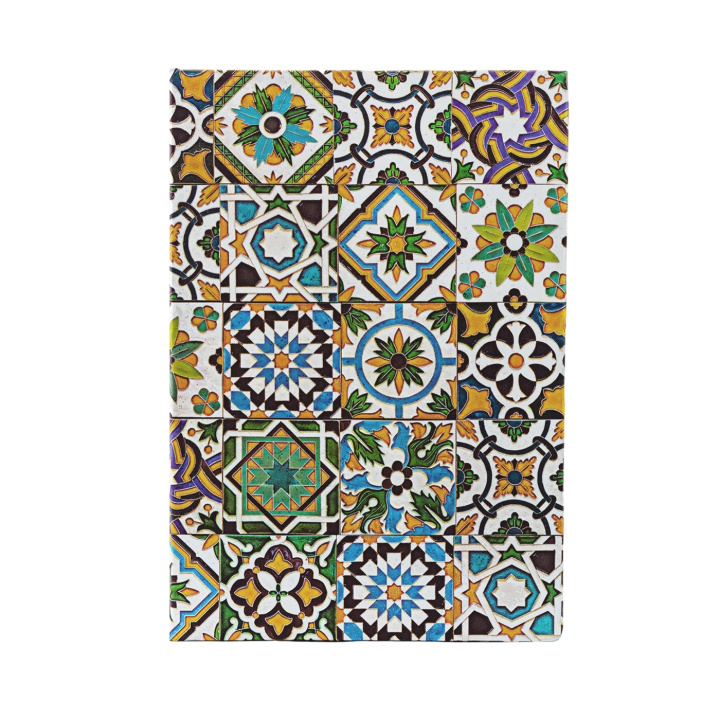 Calendar / Agendă Paperblanks Porto Portuguese Tiles Dot-Grid Planners MIDI Dot Grid Elastic Band 176 Pg 120 GSM 