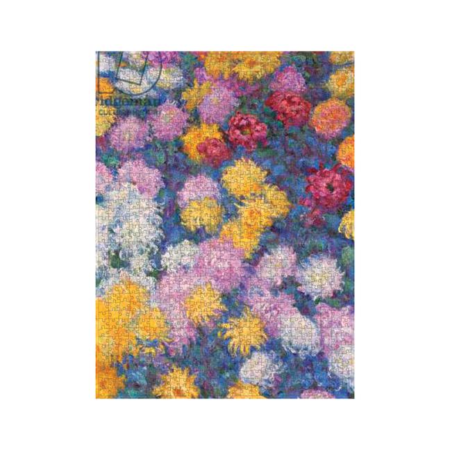 Livre Paperblanks Monet's Chrysanthemums Monet's Chrysanthemums Jigsaw Puzzles Puzzle 1000 Piece No Closure 