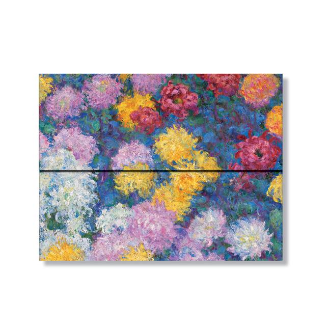 Carte Paperblanks Monet's Chrysanthemums Monet's Chrysanthemums Document Folders Document Folder Wrap 