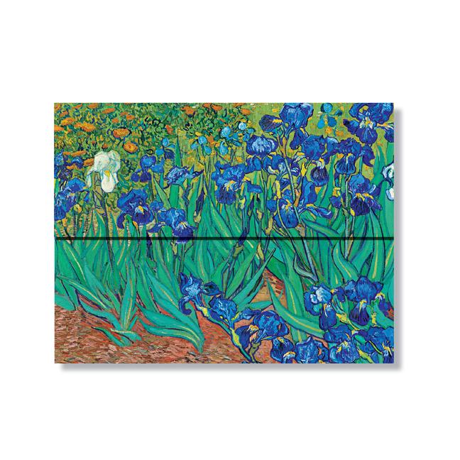 Buch Paperblanks Van Gogh's Irises Van Gogh's Irises Document Folders Document Folder Wrap 