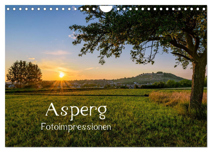 Kalendář/Diář Asperg - Fotoimpressionen (Wandkalender 2024 DIN A4 quer), CALVENDO Monatskalender 