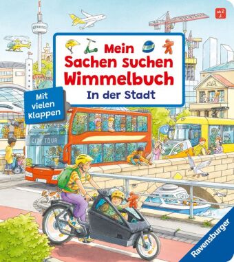 Könyv Mein Sachen suchen Wimmelbuch: In der Stadt Peter Nieländer