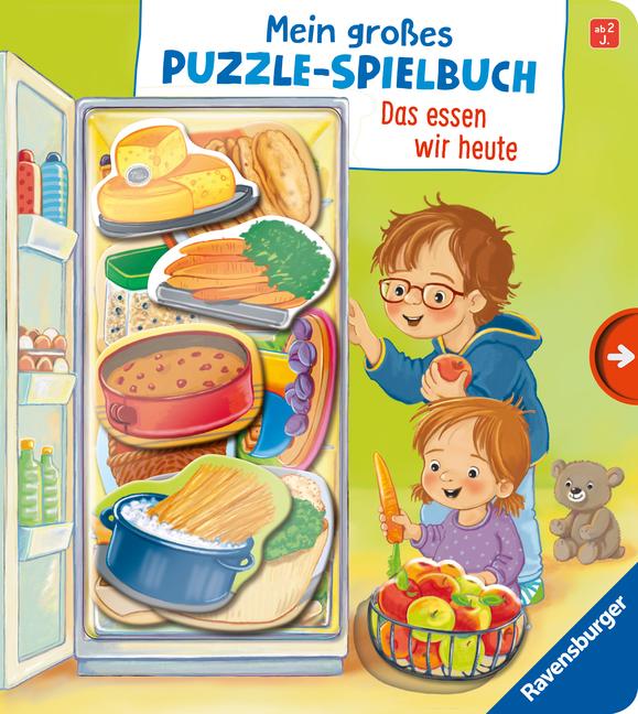 Könyv Mein großes Puzzle-Spielbuch: Das essen wir heute Andrea Hebrock