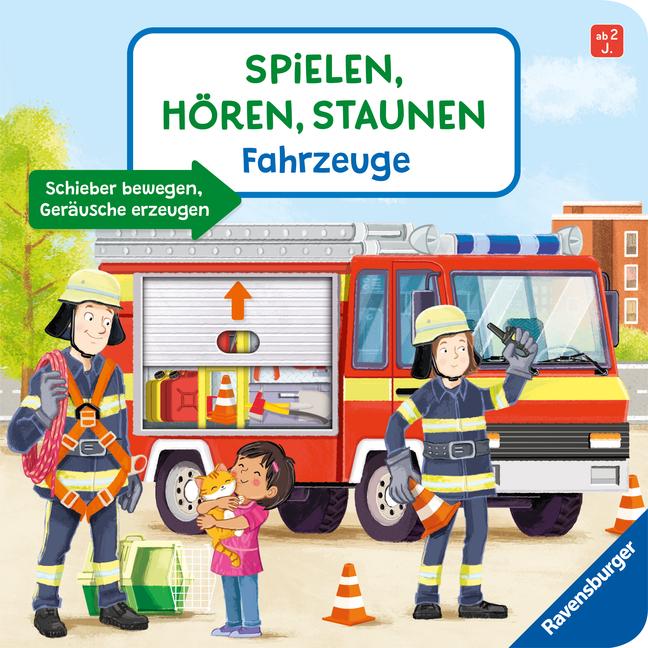 Könyv Spielen, Hören, Staunen: Fahrzeuge. Ein Sound-Spielbuch ohne Batterie und Elektronik Daniel Kratzke