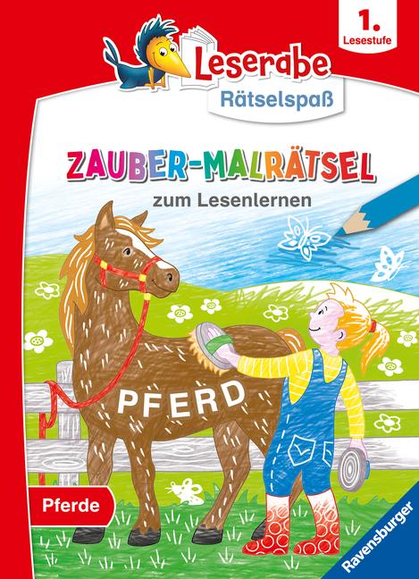 Kniha Leserabe Rätselspaß Zauber-Malrätsel: Pferde (1. Lesestufe) Simone Pahl