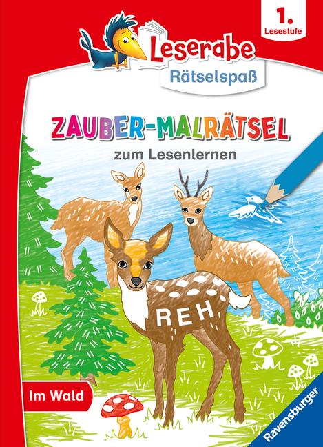 Kniha Leserabe Rätselspaß Zauber-Malrätsel: Im Wald (1. Lesestufe) Simone Pahl