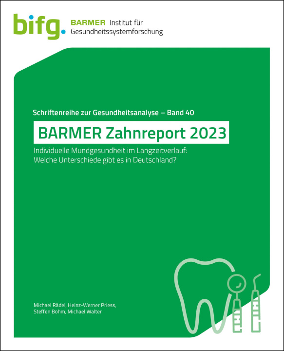 Книга BARMER Zahnreport 2023 Michael Walter