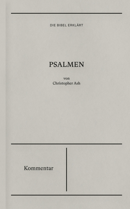 Book Psalmen - Kommentar 