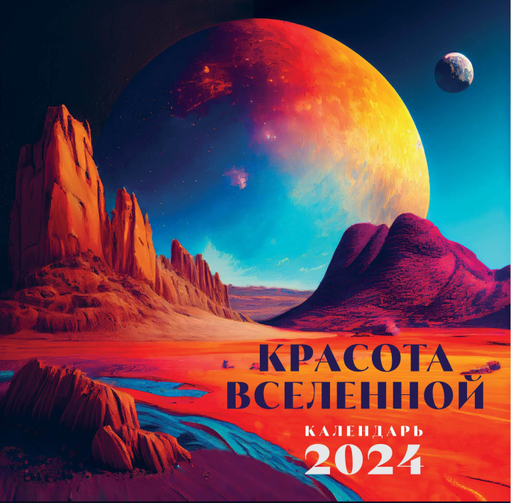 Book Красота Вселенной. Календарь настенный на 2024 год (300х300 мм) 