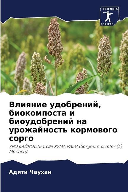 Buch Vliqnie udobrenij, biokomposta i bioudobrenij na urozhajnost' kormowogo sorgo Aditi Chauhan