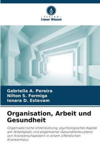 Knjiga Organisation, Arbeit und Gesundheit Nilton S. Formiga