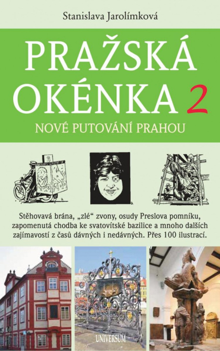 Kniha Pražská okénka 2 – Nové putování Prahou Stanislava Jarolímková