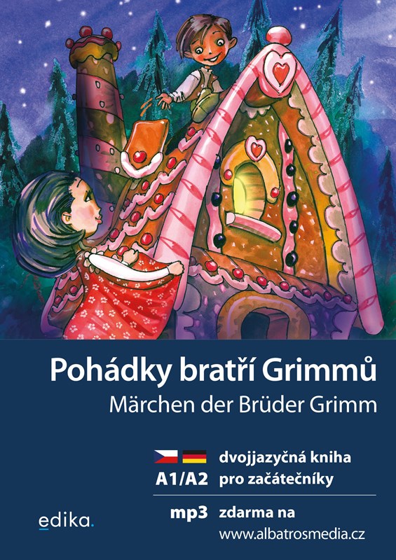 Kniha Pohádky bratří Grimmů Märchen der Brüder Grimm Jana Navrátilová