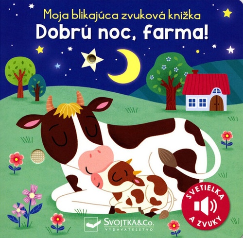 Book Moja blikajúca zvuková knižka Dobrú noc, farma! 