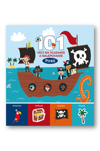 Book Piráti - 101 vecí na hľadanie a nalepovanie neuvedený autor