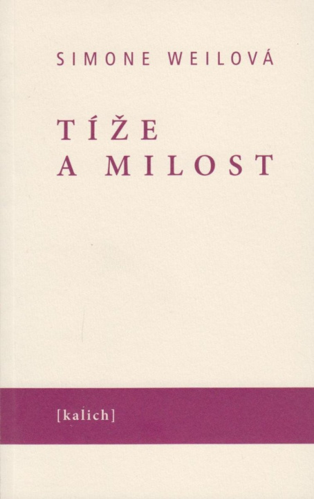 Книга Tíže a milost Simone Weilová