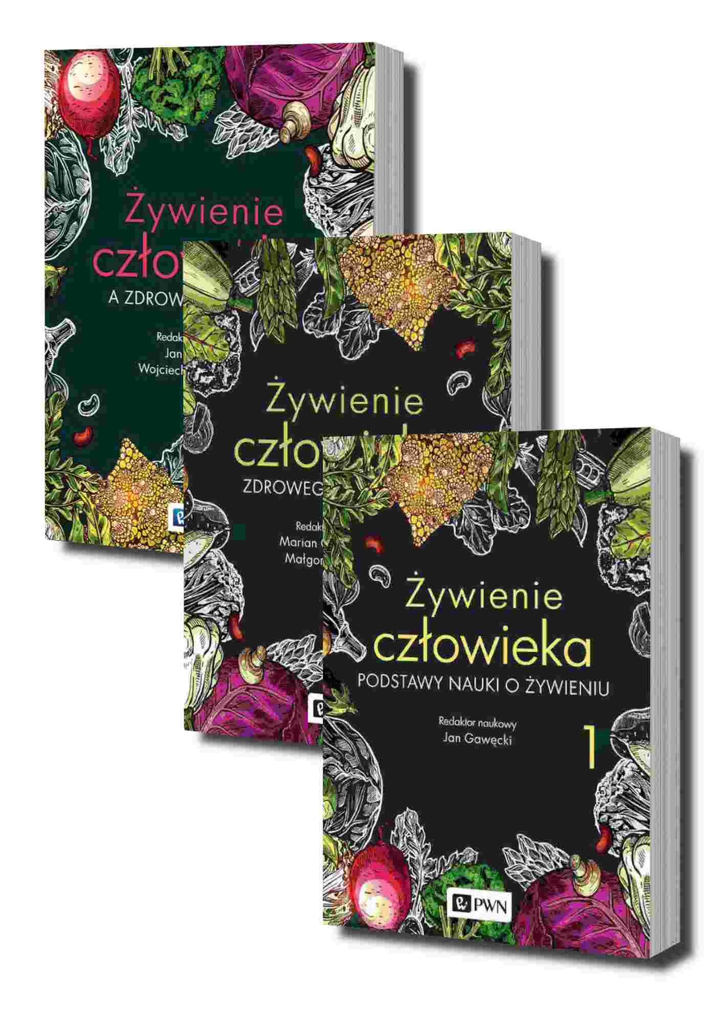 Knjiga Żywienie człowieka. Tomy 1-3 Jan Gawęcki