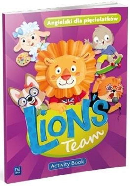 Książka Język angielski Lion's Team Activity Book przedszkole Pięciolatek Opracowanie zbiorowe