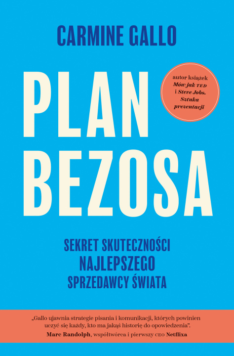 Kniha Plan Bezosa. Sekret skuteczności najlepszego sprzedawcy świata Carmine Gallo