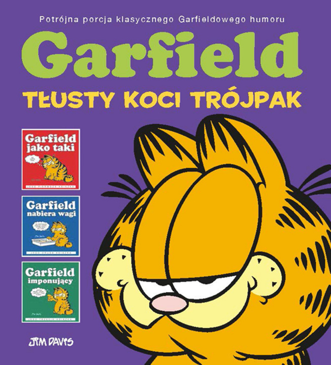 Book Garfield. Tłusty koci trójpak. Tom 1 wyd. 2022 Jim Davis