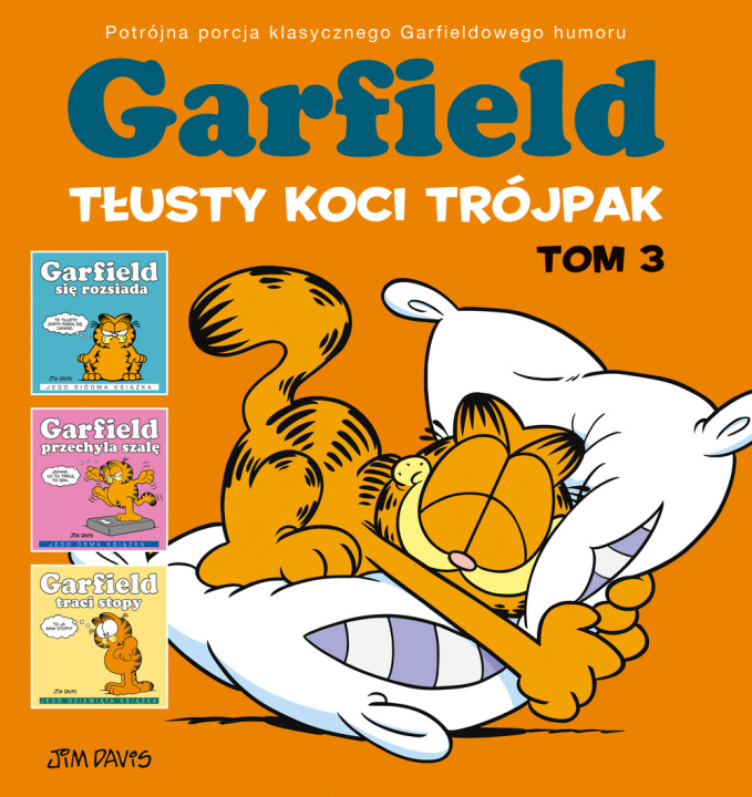 Книга Garfield. Tłusty koci trójpak. Tom 3 Jim Davis