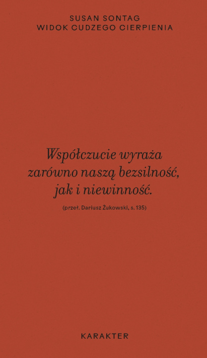 Książka Widok cudzego cierpienia wyd. 3 Susan Sontag