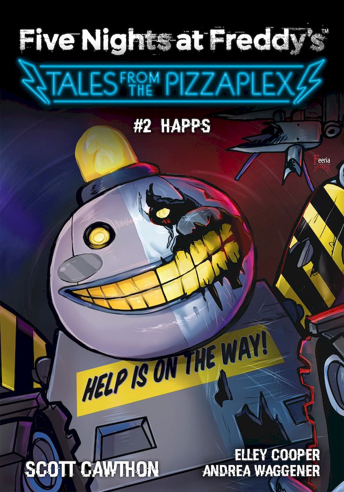 Kniha Tales from the Pizzaplex. HAPPS. Five Nights at Freddy's. Tom 2 Scott Cawthon