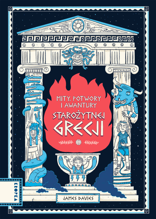 Kniha Mity, potwory i awantury starożytnej Grecji James Davies