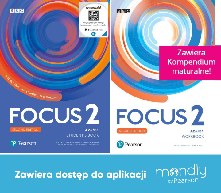 Kniha Focus Second Edition 2. Komplet Podręcznik + Zeszyt ćwiczeń + dostęp Mondly Opracowanie zbiorowe