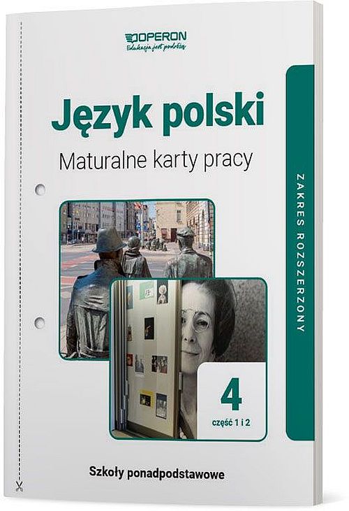 Kniha Język polski  maturalne karty pracy 4 zakres rozszerzony Linia I Renata Janicka-Szyszko