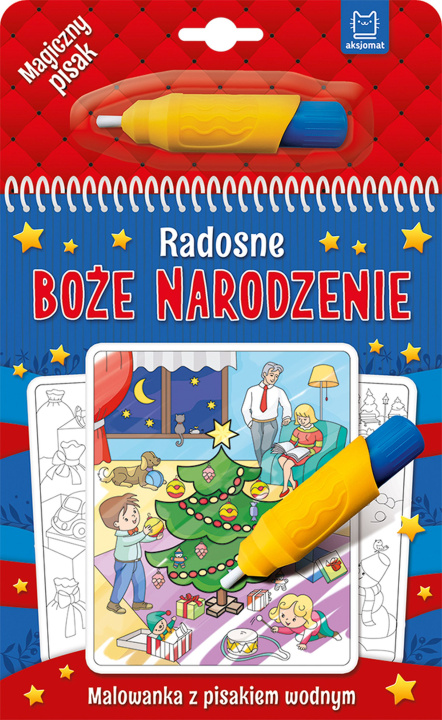 Книга Radosne Boże Narodzenie. Malowanka z pisakiem wodnym 