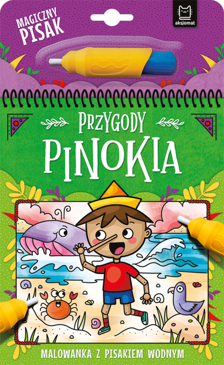 Könyv Przygody Pinokia. Malowanka z pisakiem wodnym Michalec Bogusław