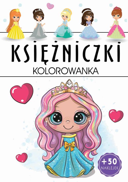 Knjiga Księżniczki. Kolorowanka Opracowanie zbiorowe