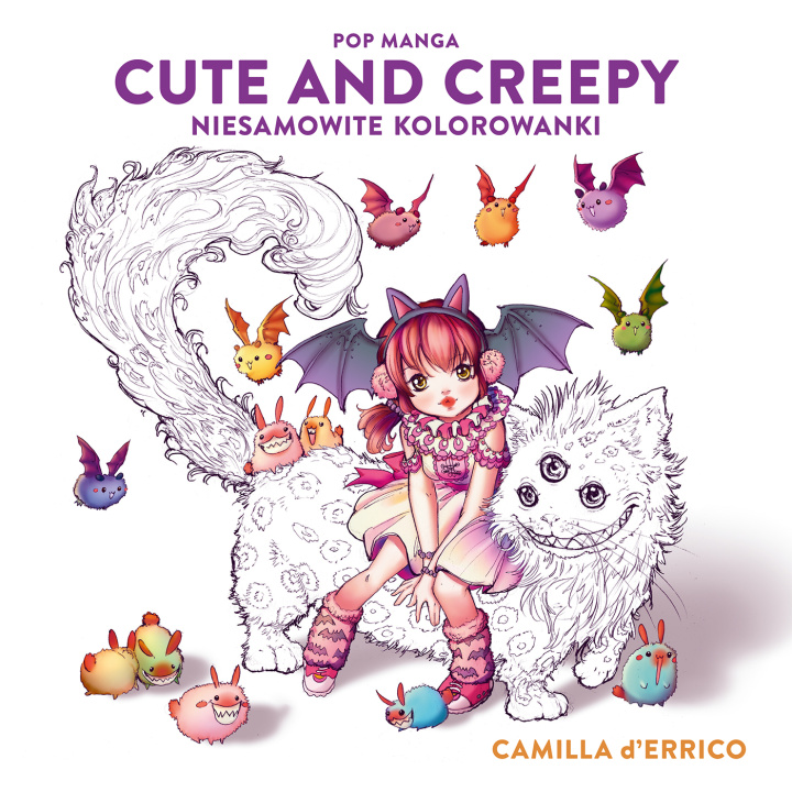 Book Pop manga cute and creepy. Niesamowite kolorowanki Camilla D'Errico
